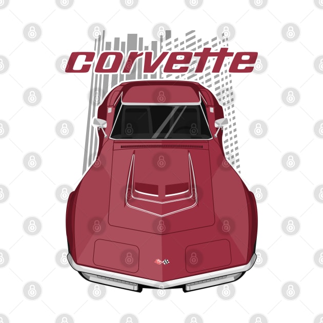 Corvette C3 - Maroon by V8social