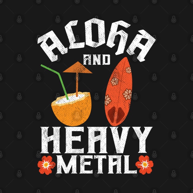 Aloha And Heavy Metal Funny Death Metal by Kuehni