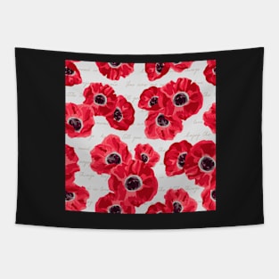 Red Poppies Tapestry