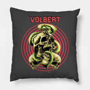 Skull & Serpent Volbeat Pillow