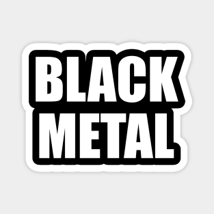 Black Metal Magnet