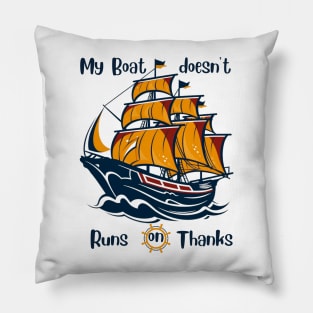 My Boat doesn't runs on thanks Pillow