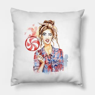 Fashion girl Pillow