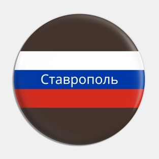 Stavropol City in Russian Flag Pin