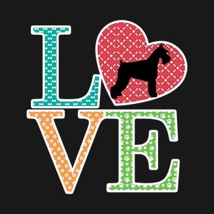 Love schnauzer best schnauzer T-Shirt