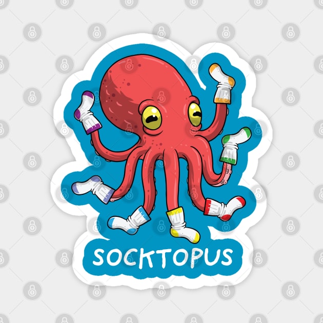 Socktopus Magnet by GoshWow®