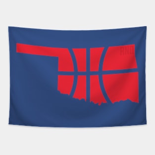 Oklahoma City Basketball Tapestry