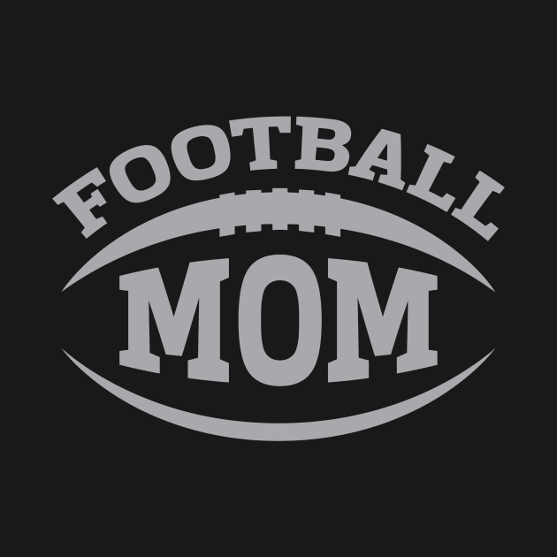 Football Mom (Grey) by TeeSwagUniverse