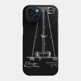 Electrical Energy Transmitting Device Vintage Patent Drawing Phone Case