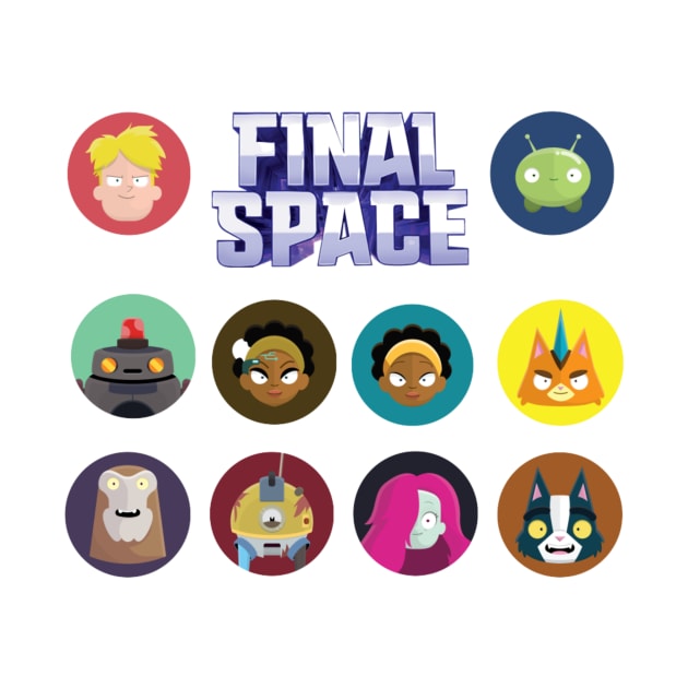 Final Space - All Characters! by humoursimpson