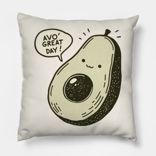 Cheerful Avocado Pillow