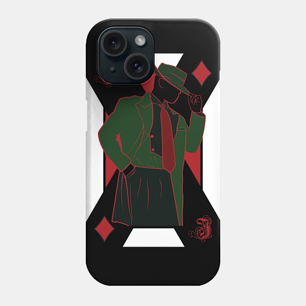 Jack of Diamonds v2 Phone Case by ProxishDesigns