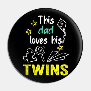 This dad loves his twins hand drawing illustrations Pin