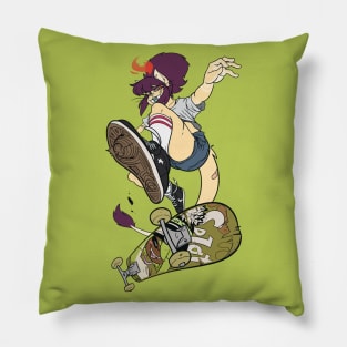 Catgirl Skaters Pillow