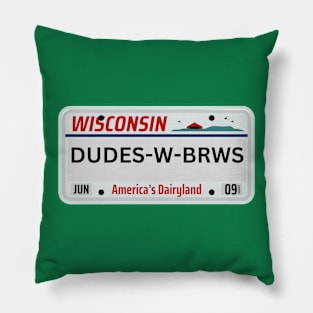 License Plate Pillow