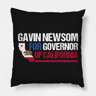 Gavin Newsom for Governor of California Pillow