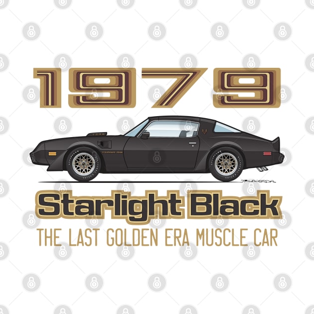 Factory Colors-Starlight Black w. Gold Graphics by ArtOnWheels