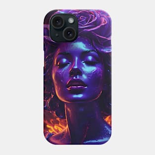 Purple Rose Lady Phone Case