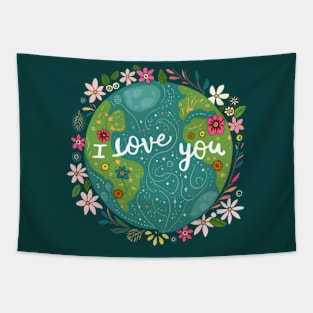 Floral Mother Earth Tapestry