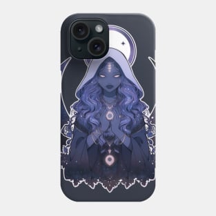 Galaxy Moon Goddess Phone Case