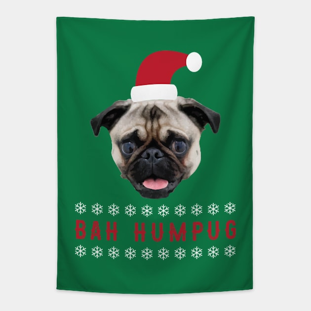 Bah Humpug Tapestry by zubiacreative