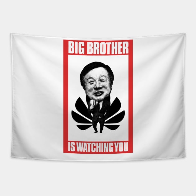 Big Brother is watching you | Big Brother | watching you | Huawei | Ren Zhengfei | George Orwell Tapestry by japonesvoador