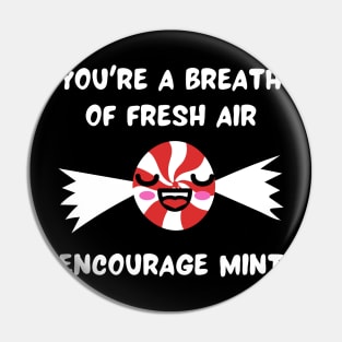 Encourage Mint - You're a Breath of Fresh Air Pin