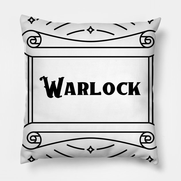 DnD Warlock - Light Pillow by banditotees