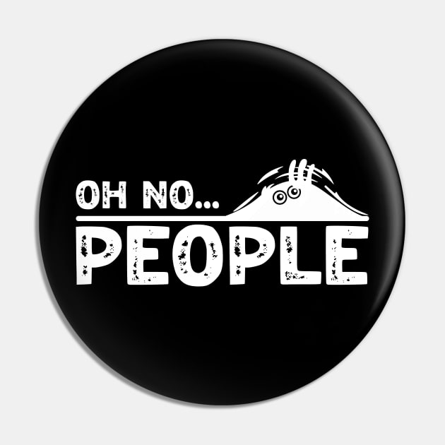 Anti-social - oh no... people Pin by Darkside Labs