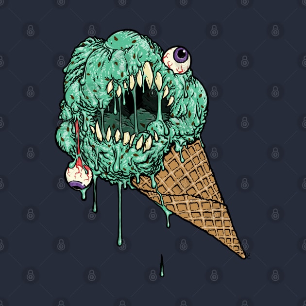 Eye Scream: Mint Chocolate Chip by vilecult