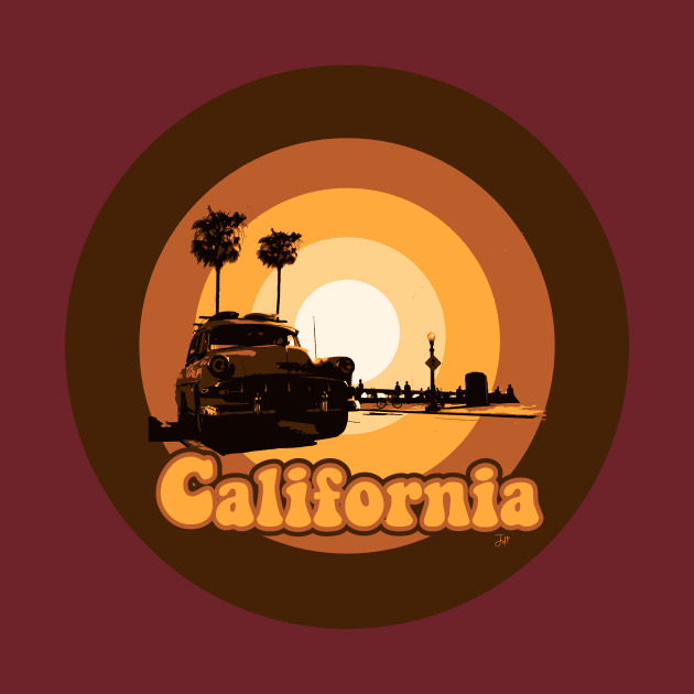 California surf car summer by JDP Designs