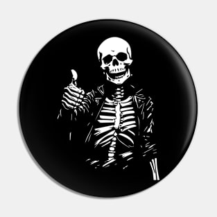 positive skeleton Pin