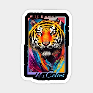 Tiger  Animal Discovery Adventure Nature Planet Earth Paint Magnet