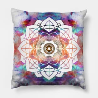 Nature Atmospheric Mandala 9 Pillow