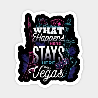 Las Vegas Souvenir graphic - Sin City Gift - Gambling Tee Magnet