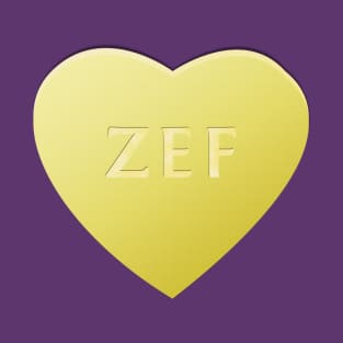 Zef Candy Heart - Lemon T-Shirt