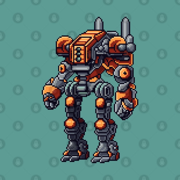 Pixel Mech Warrior by LAckas