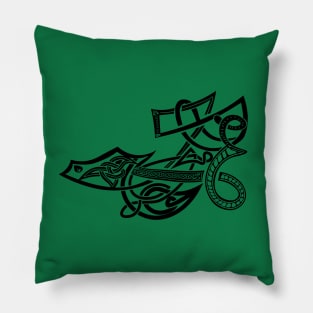 Dragon Celtic Knot Pillow