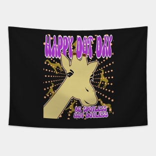 Happy Dot Day Spotless Giraffe Tapestry