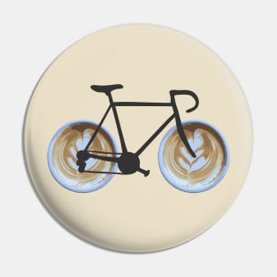 I Bike a Latte Pin