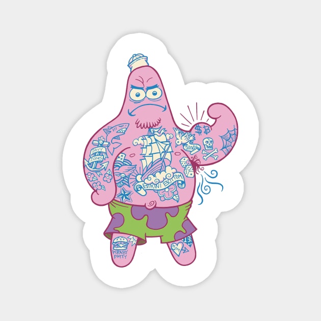 Sailor Patrick Magnet by GrimaceGraphics