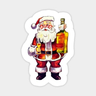 Drunk Santa Magnet