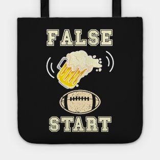 FOOTBALL FUNNY QUOTE FALSE START Tote