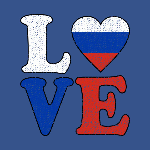 Disover Love Russia Russian Pride Russian Flag - Russian Pride - T-Shirt