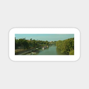 Houseboats on the Tiber III Magnet