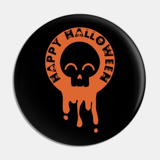 Cute Skull Halloween Pin