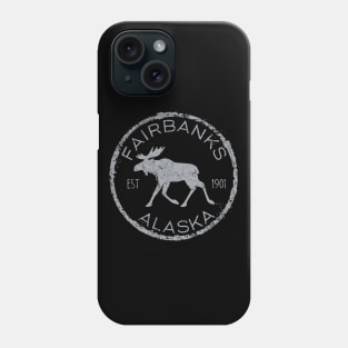 Fairbanks Rustic Moose Phone Case