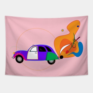 color car Tapestry