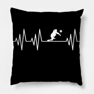 Volleyball Heartbeat Gift Volleyball lovers Pillow