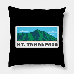 Mt. Tamalpais in a white rectangle Pillow